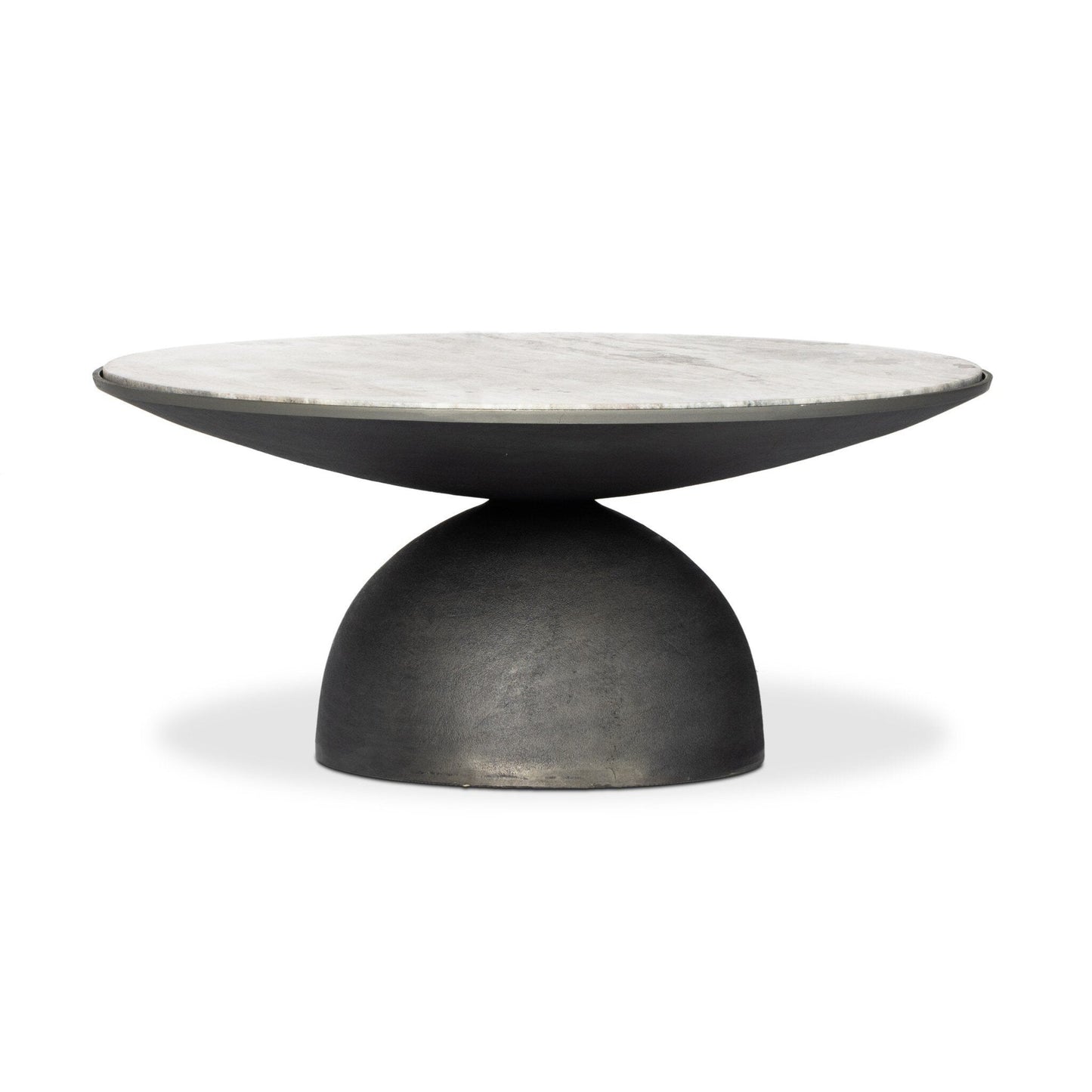 Corbett Coffee Table - River Grey Marble Solid - #shop_name Coffee Tables