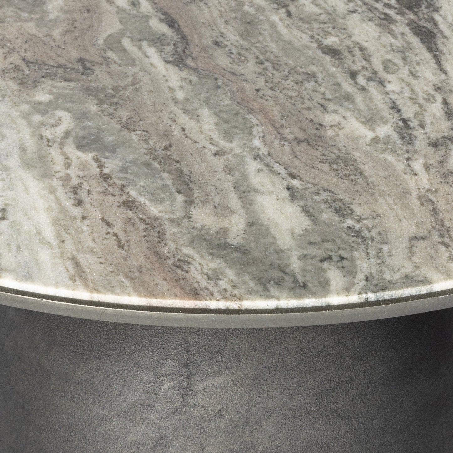 Corbett Coffee Table - River Grey Marble Solid - #shop_name Coffee Tables
