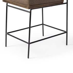 Crete Bar + Counter Stool - FIQA Boucle Cocoa - #shop_name Chairs