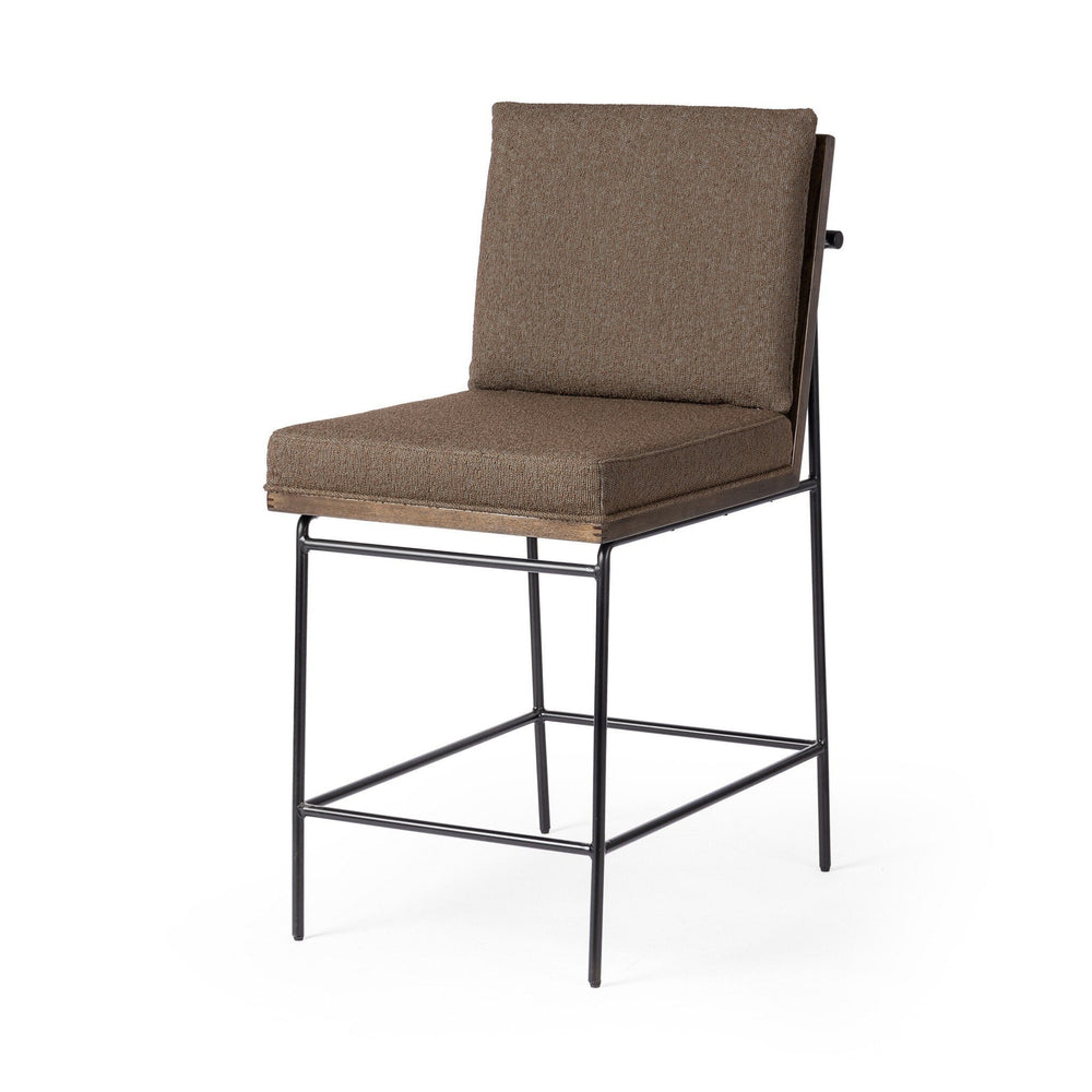 Crete Bar + Counter Stool - FIQA Boucle Cocoa - #shop_name Chairs