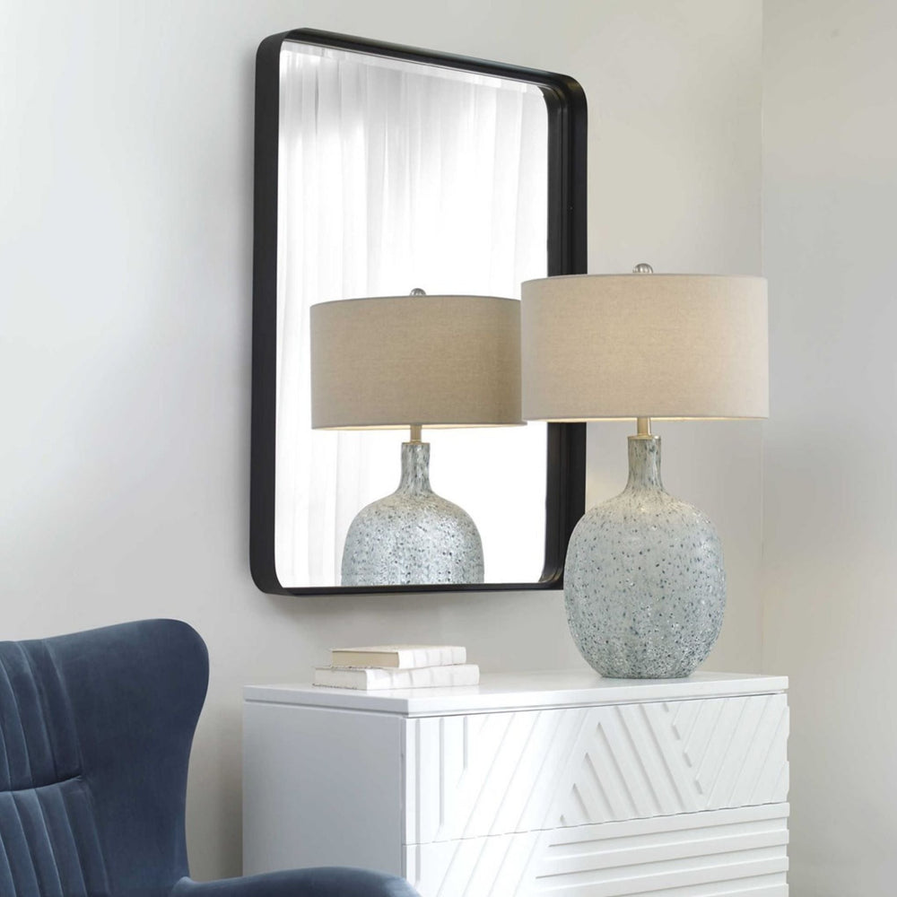 
                      
                        Crofton Large Black Mirror - #shop_name Mirror
                      
                    