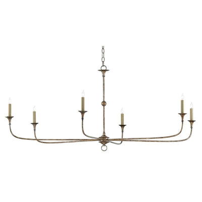 Currey & Company Nottaway Bronze Large Chandelier