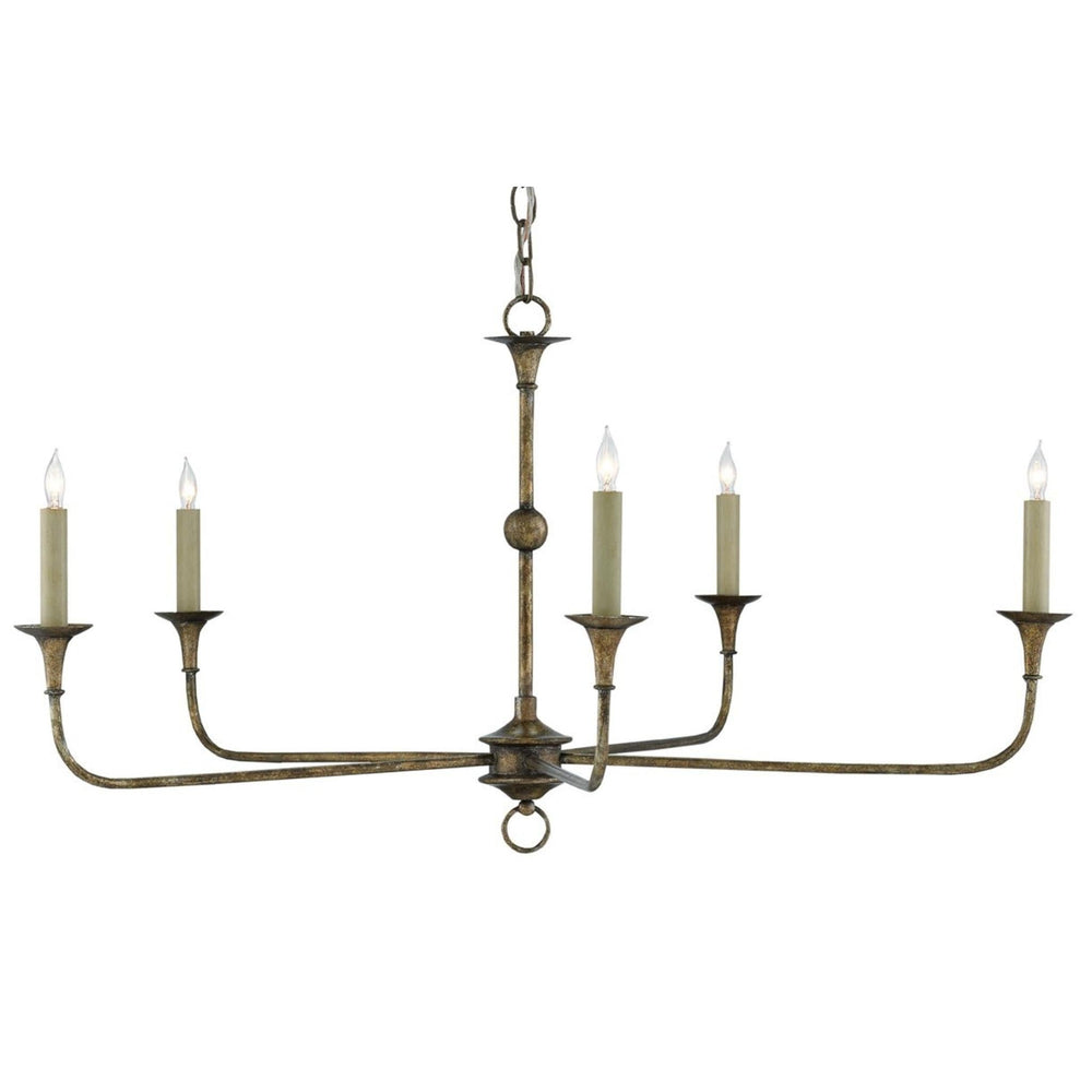 Currey & Company Nottaway Bronze Small Chandelier - #shop_name Chandeliers