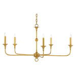 Currey & Company Nottaway Gold Small Chandelier - #shop_name Chandeliers