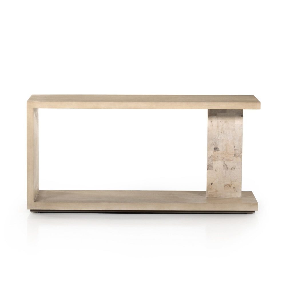 
                      
                        Darian Console Table - White Mahogany - #shop_name Console Tables
                      
                    