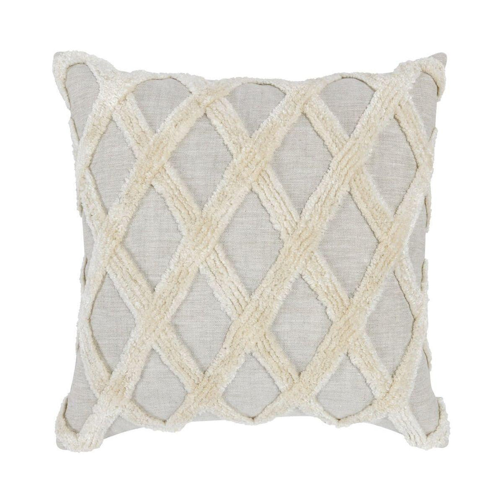 Ellett Natural/Ivory Pillow, Set of 2 - #shop_name Pillow