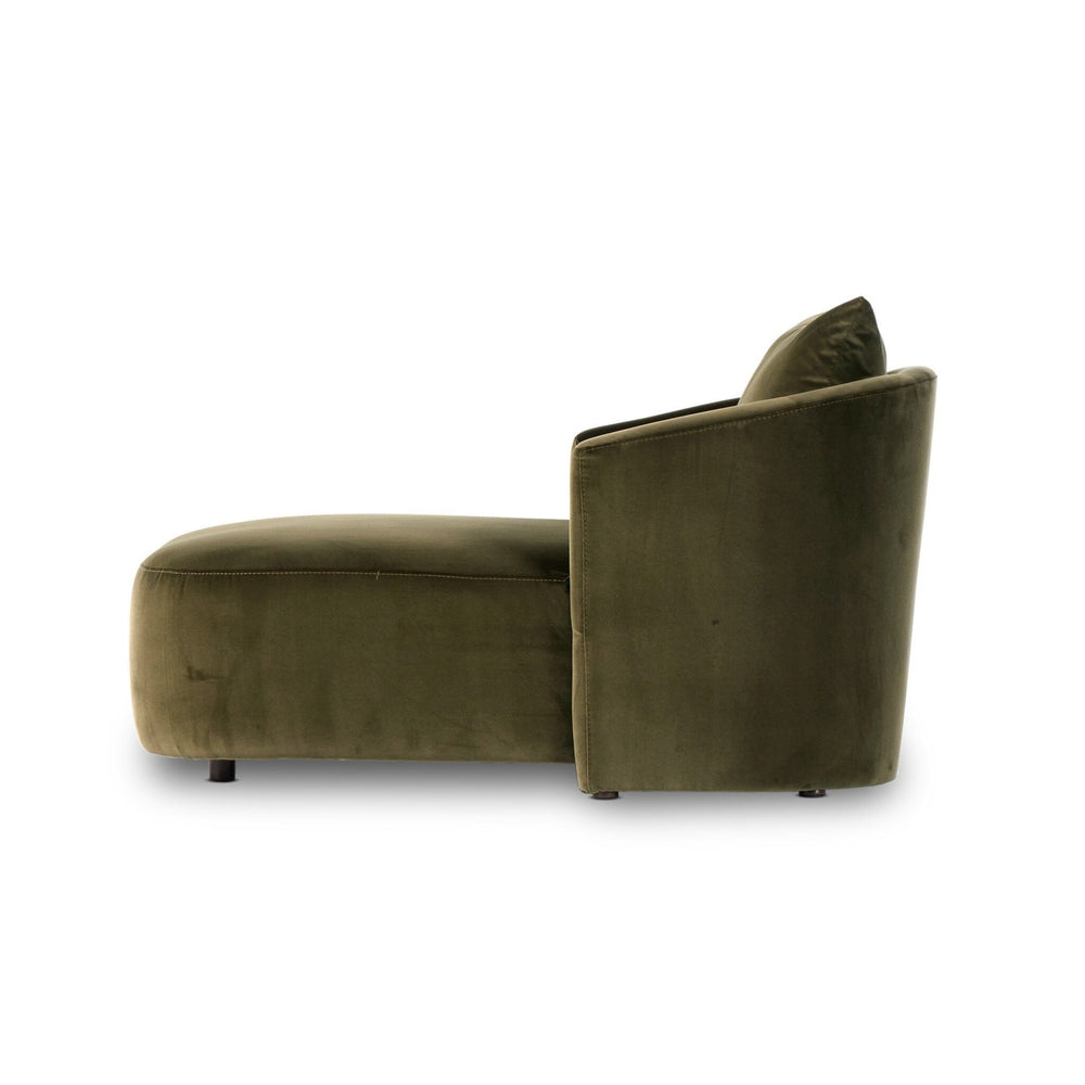 
                
                    Load image into Gallery viewer, Farrah Chaise Lounge - Surrey Olive - #shop_name Chaises
                
            