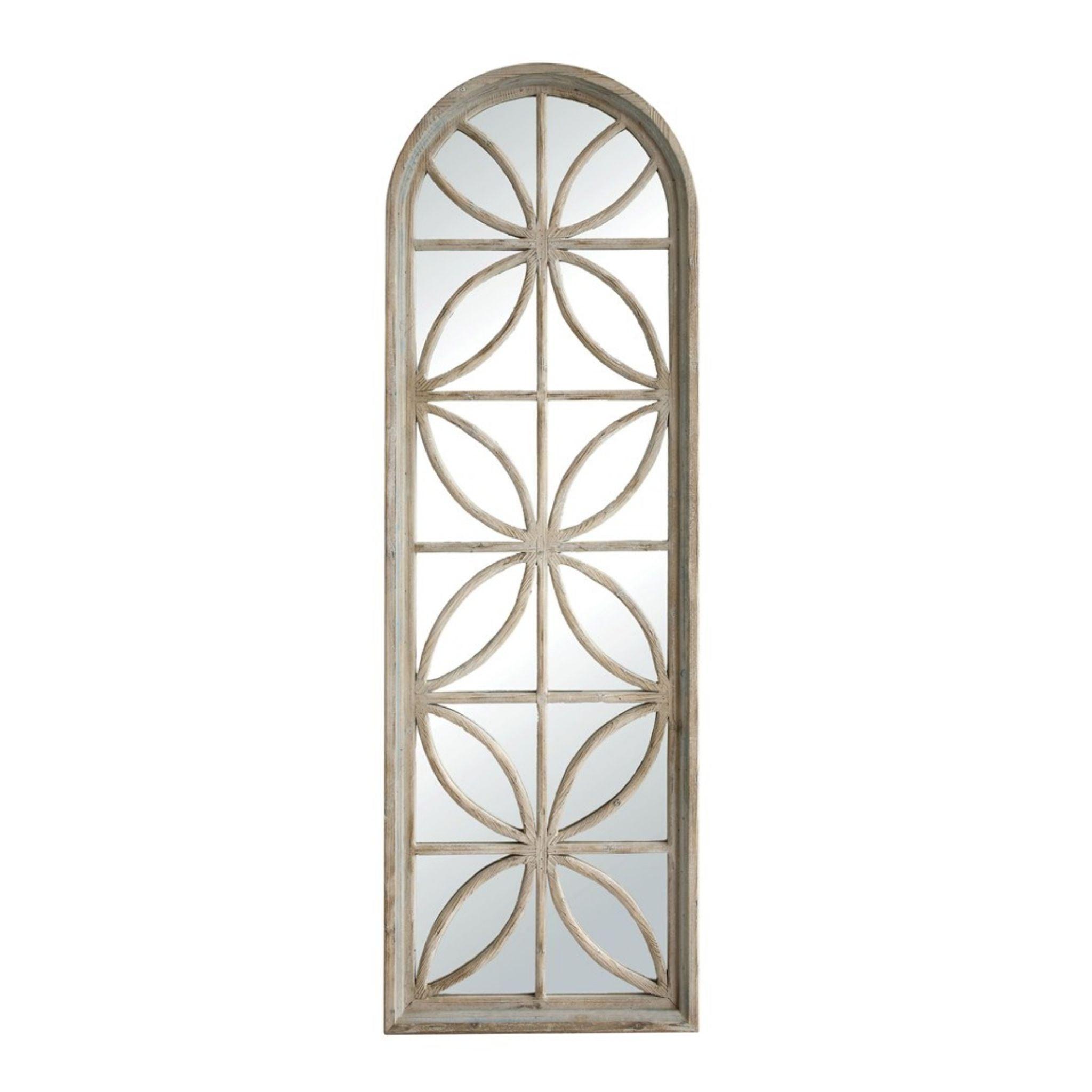 Crestview Collection Fir Wood Framed Mirror