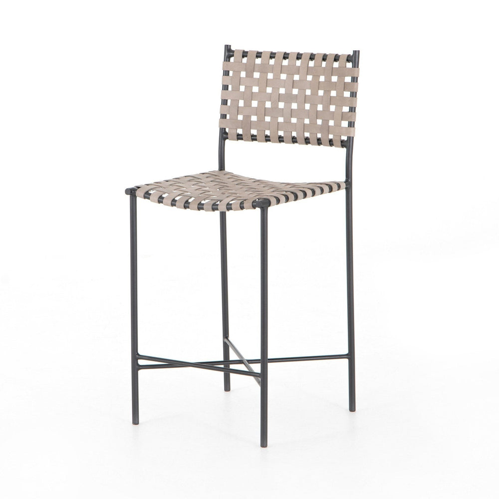 Garza Bar + Counter Stool - Gunmetal - #shop_name Chairs