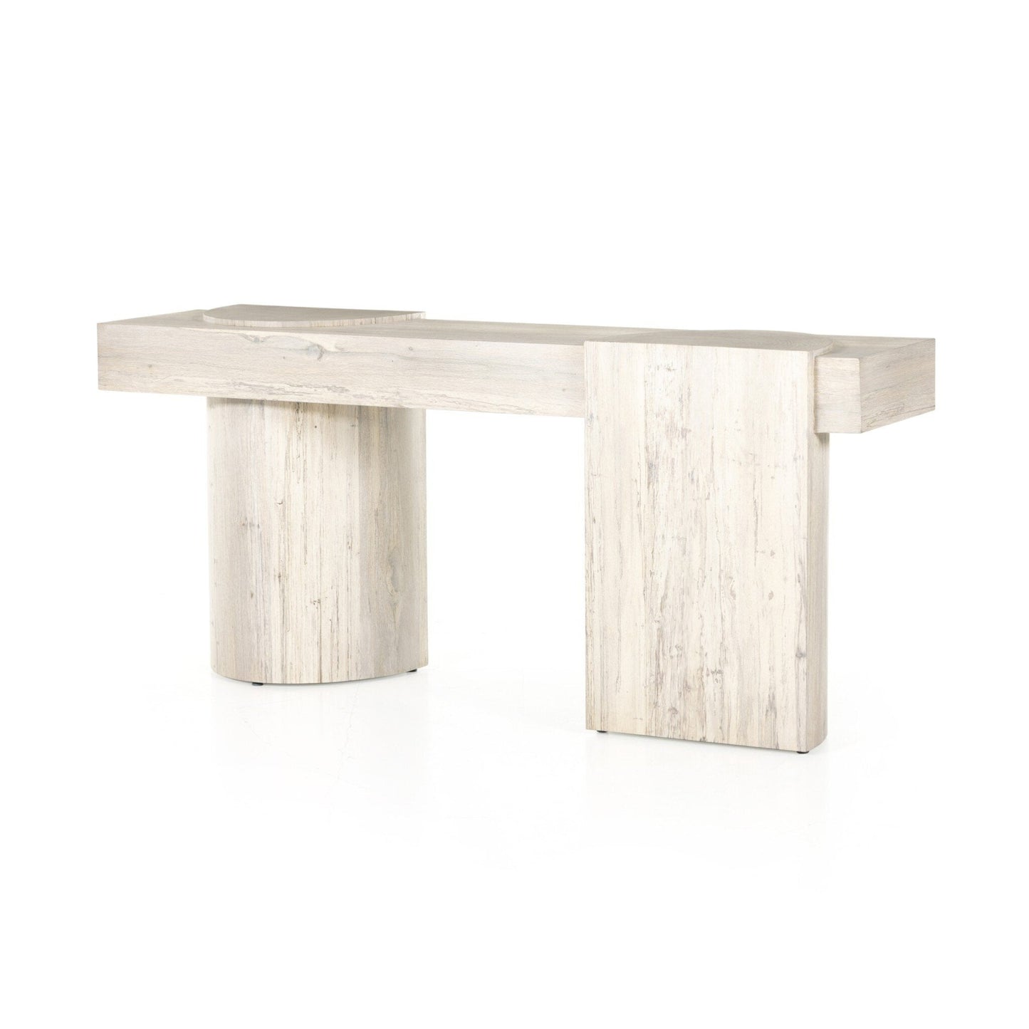 Georgie Console Table - Bleached Spalted Oak - #shop_name Console Tables