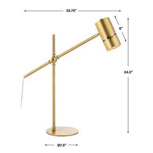 Gold Desk Lamp - #shop_name Table Lamps