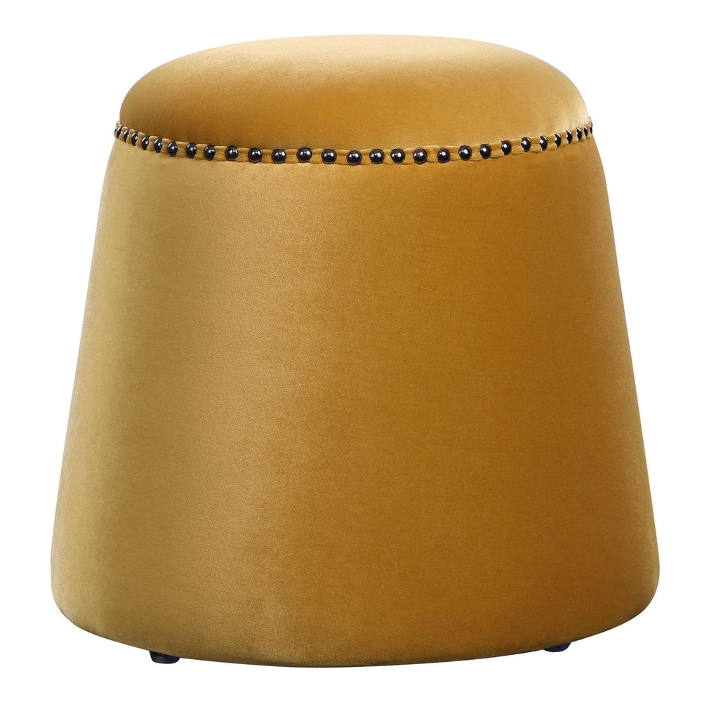 Gumdrop Ottoman, Mustard - #shop_name Ottomans