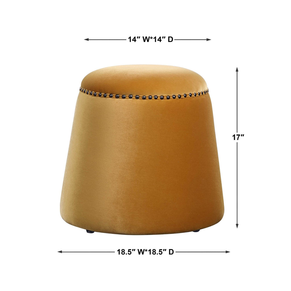 
                      
                        Gumdrop Ottoman, Mustard - #shop_name Ottomans
                      
                    