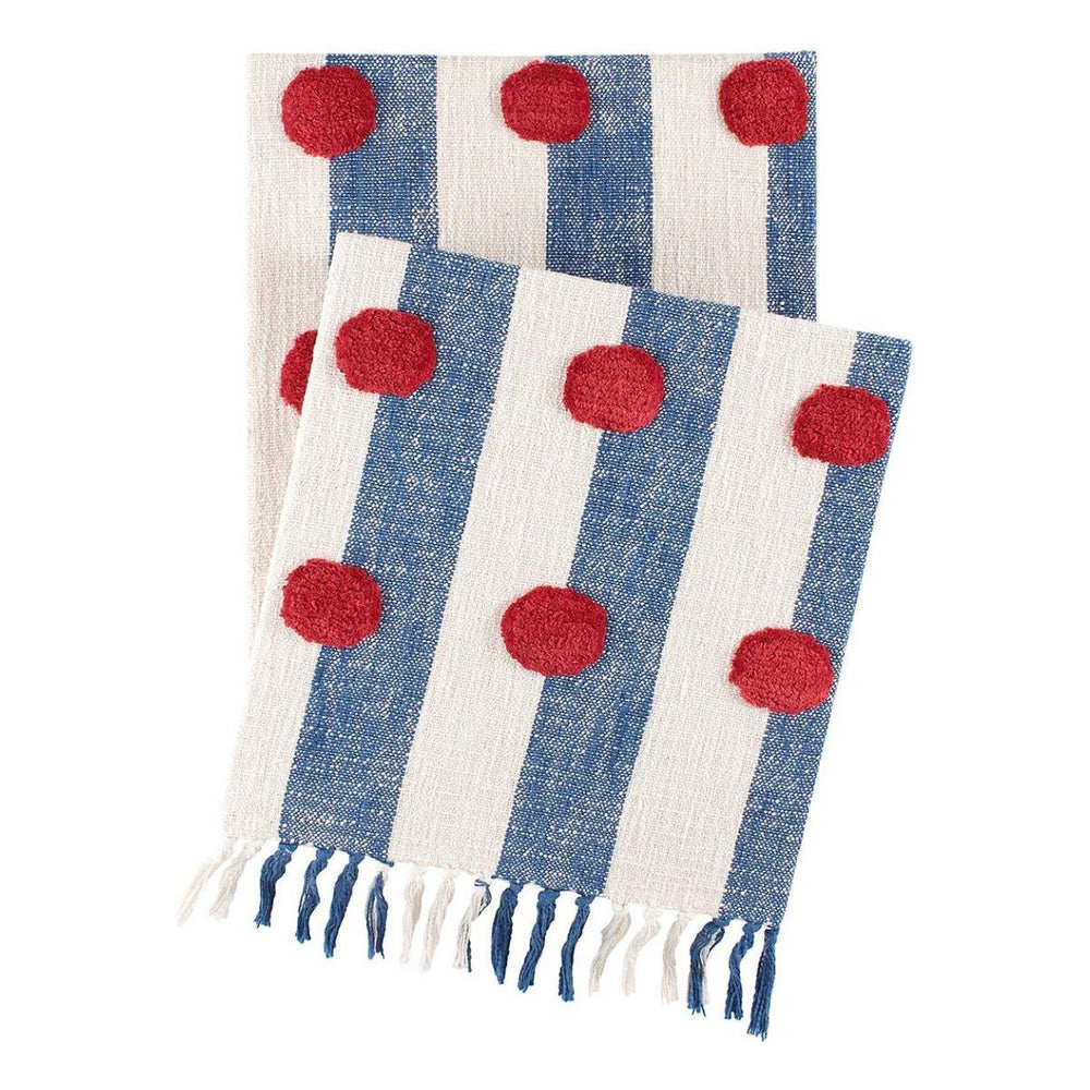Helmsman Dot Blue Throw - #shop_name Throws