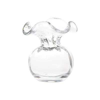 HIBISCUS Glass Clear Small Bud Vase