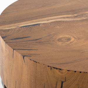 
                
                    Load image into Gallery viewer, Hudson Round Coffee Table - Natural Yukas Resin - #shop_name Coffee Tables
                
            