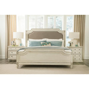 Huntleigh Queen Carved Upholstered Bed - #shop_name Bed
