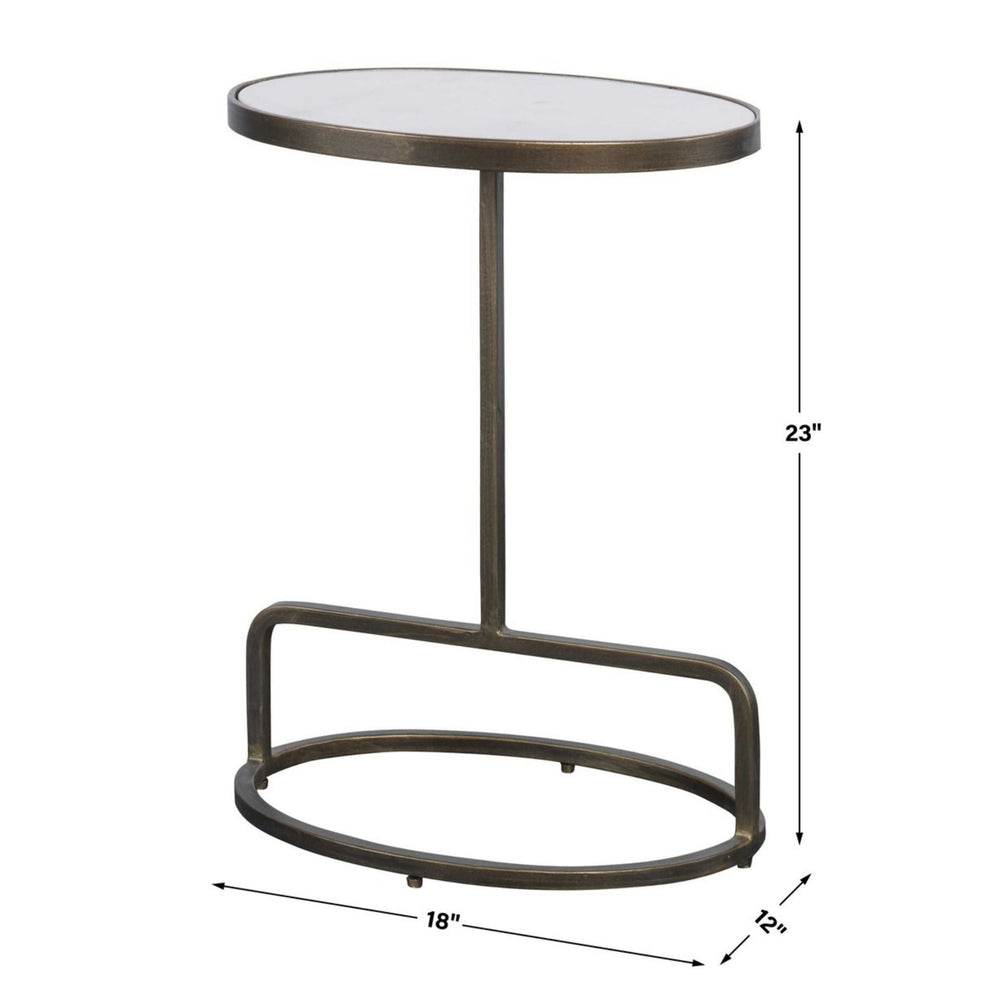 
                      
                        Jessenia White Marble Accent Table - #shop_name Accent Table
                      
                    