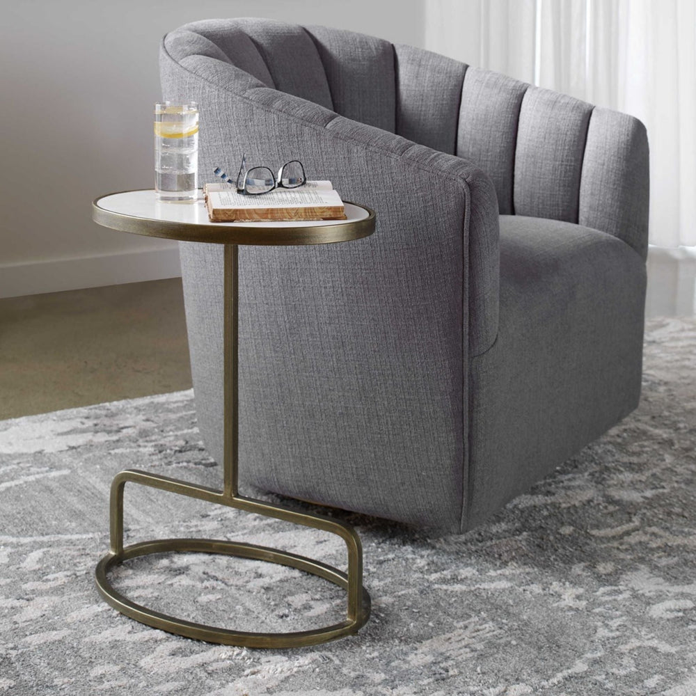 
                      
                        Jessenia White Marble Accent Table - #shop_name Accent Table
                      
                    