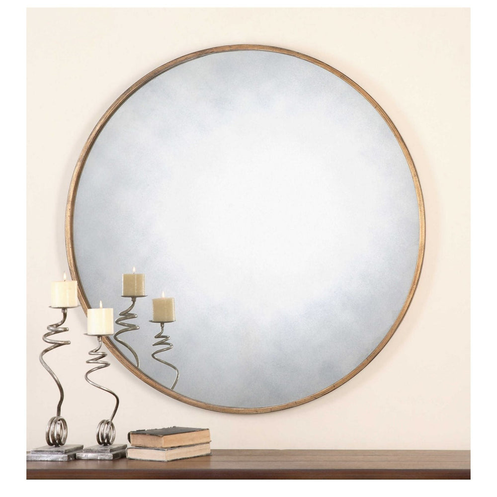 
                      
                        Junius Round Mirror - #shop_name mirror
                      
                    