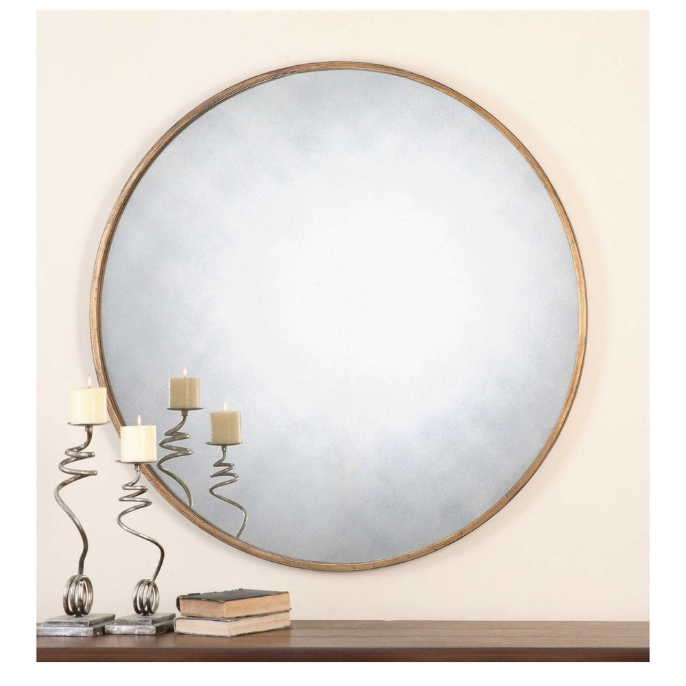 Junius Round Mirror - #shop_name mirror