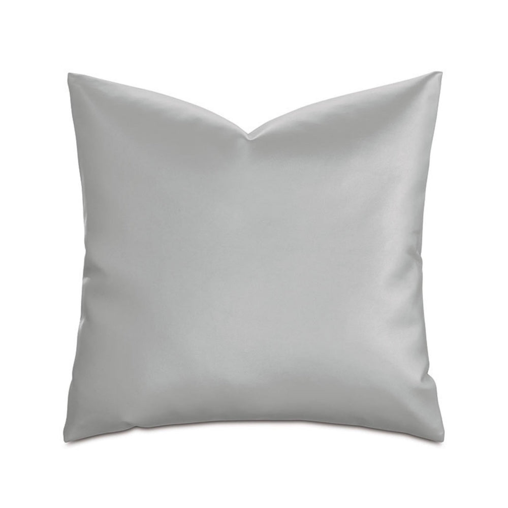 Klein Vegan Leather Decorative Pillow in Sterling - #shop_name Pillows