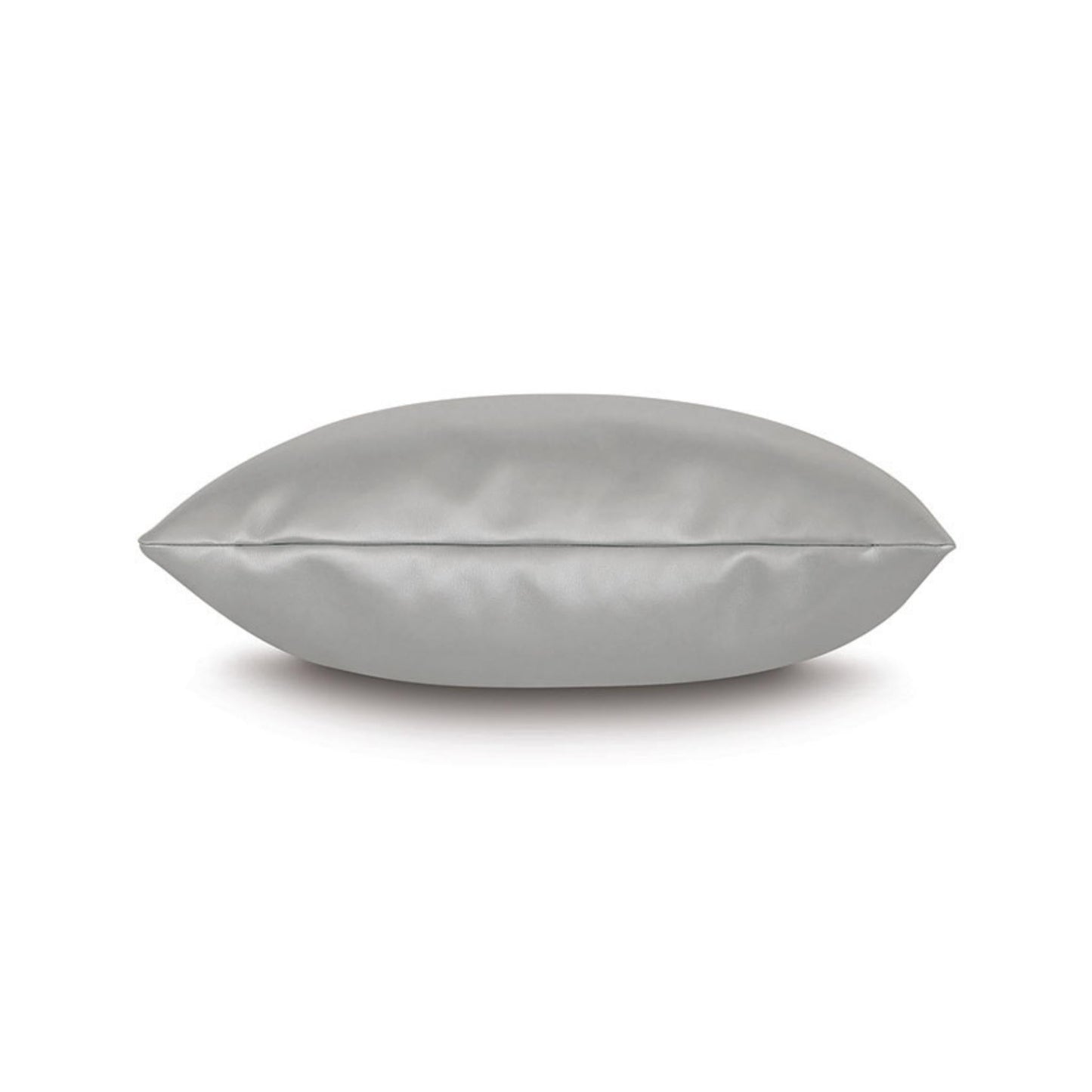 Klein Vegan Leather Decorative Pillow in Sterling - #shop_name Pillows