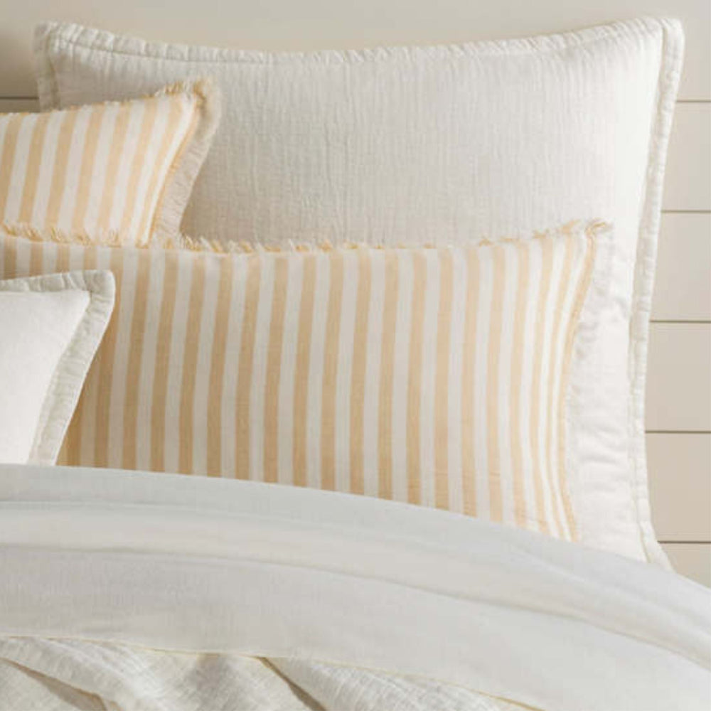 La Jolla Ivory Sham - #shop_name Pillow