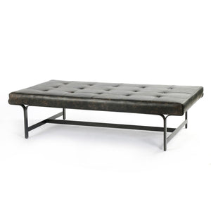 
                
                    Load image into Gallery viewer, Lindy Coffee Table - Rialto Ebony - #shop_name Ottomans &amp;amp; Stools
                
            