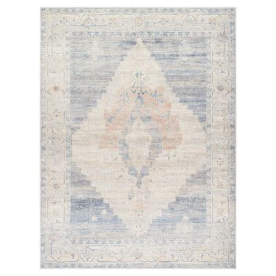 Luca Amber, Denim, and Ivory 8' x 10' Rug