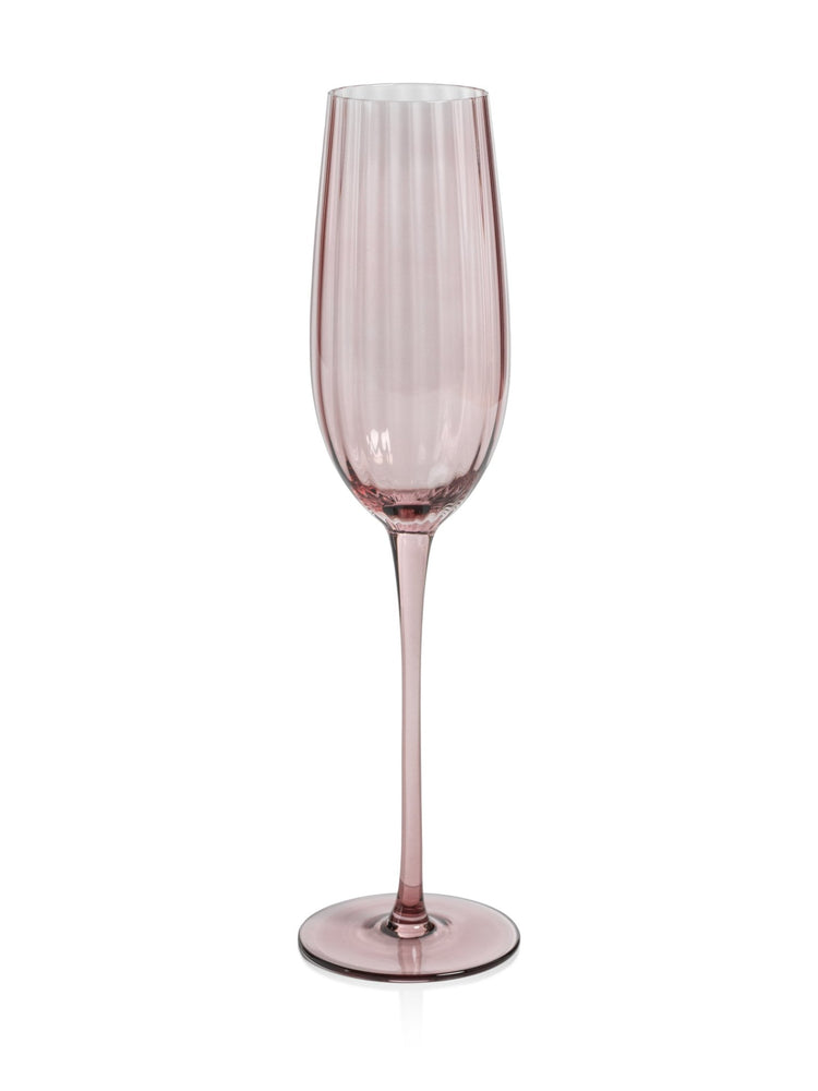 
                
                    Load image into Gallery viewer, Madeleine Optic Champagne Flute Glass - Set of 4 - #shop_name Barware
                
            