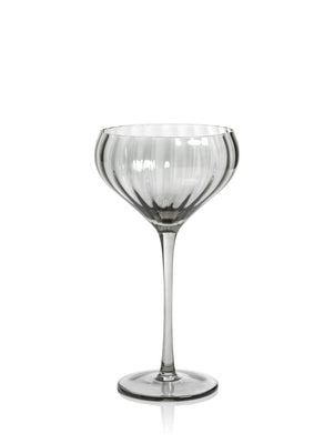 Madeleine Optic Cocktail Smoke Glass - Set of 4