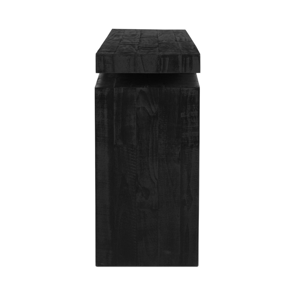
                      
                        Matthes Reclaimed Pine Console Table - Aged Black Pine - #shop_name Console Tables
                      
                    
