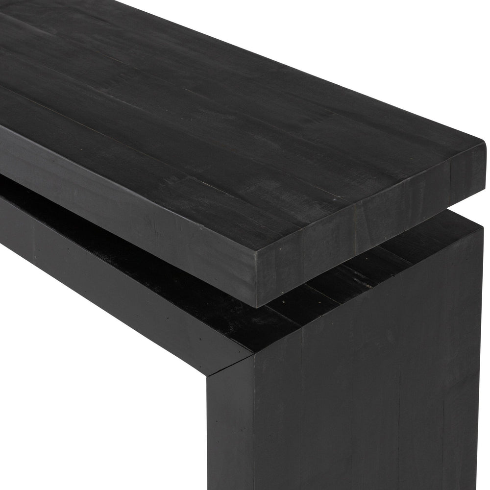 
                      
                        Matthes Reclaimed Pine Console Table - Aged Black Pine - #shop_name Console Tables
                      
                    