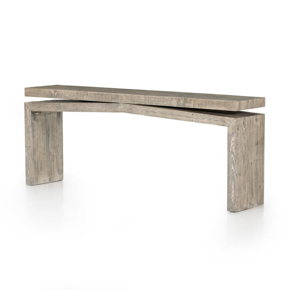 Matthes Reclaimed Pine Console Table - Weathered Wheat - #shop_name Console Tables