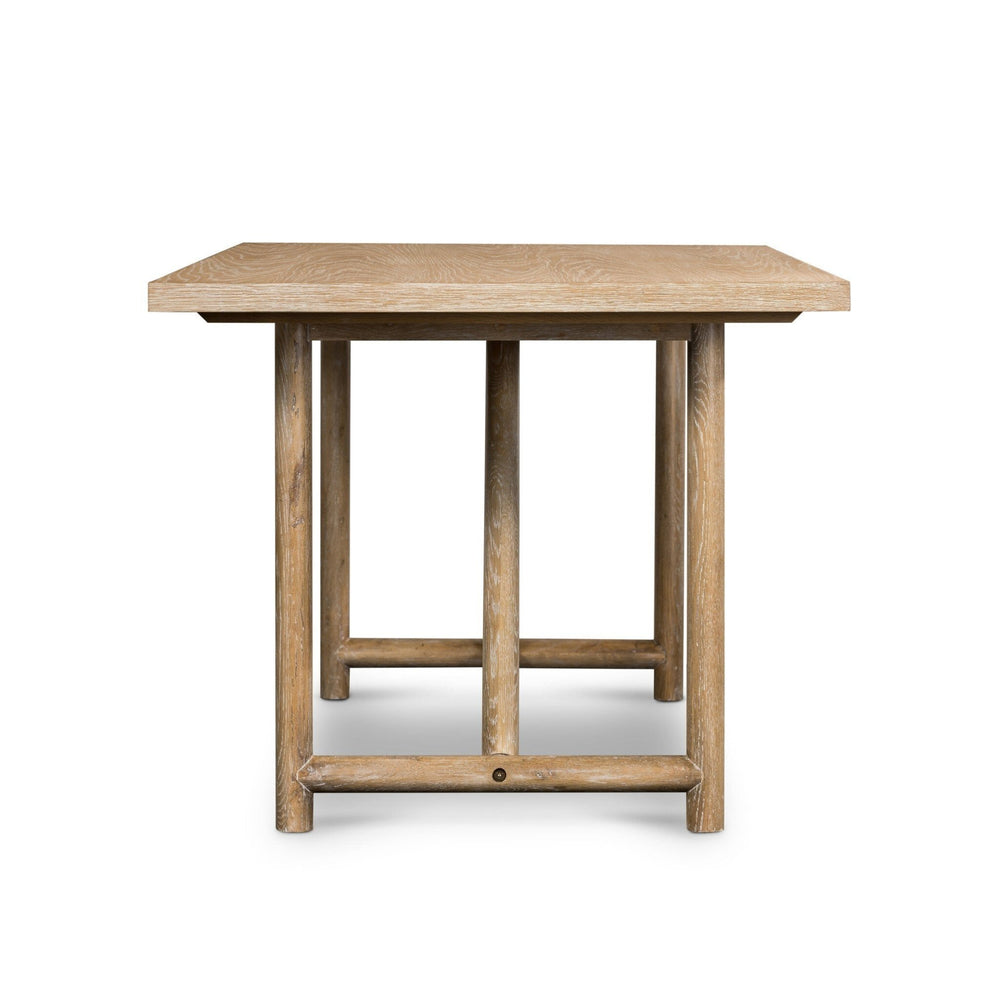 Mika Dining Table - Whitewashed Oak Veneer - #shop_name Dining & Kitchen Tables