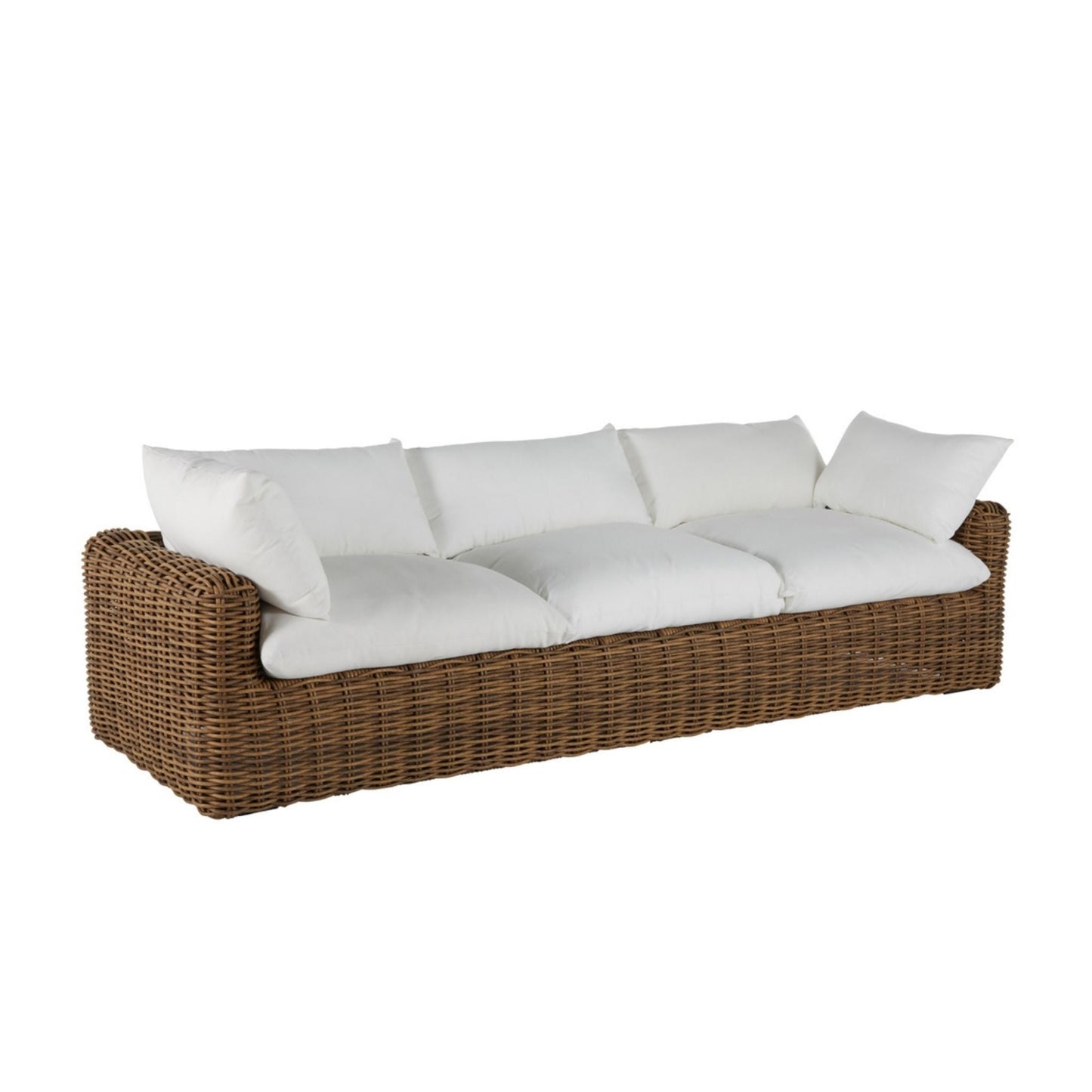 Montecito Woven Sofa Raffia - #shop_name Sofa