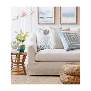 Naomi Textured Accent Pillow in Ivory - #shop_name Pillows