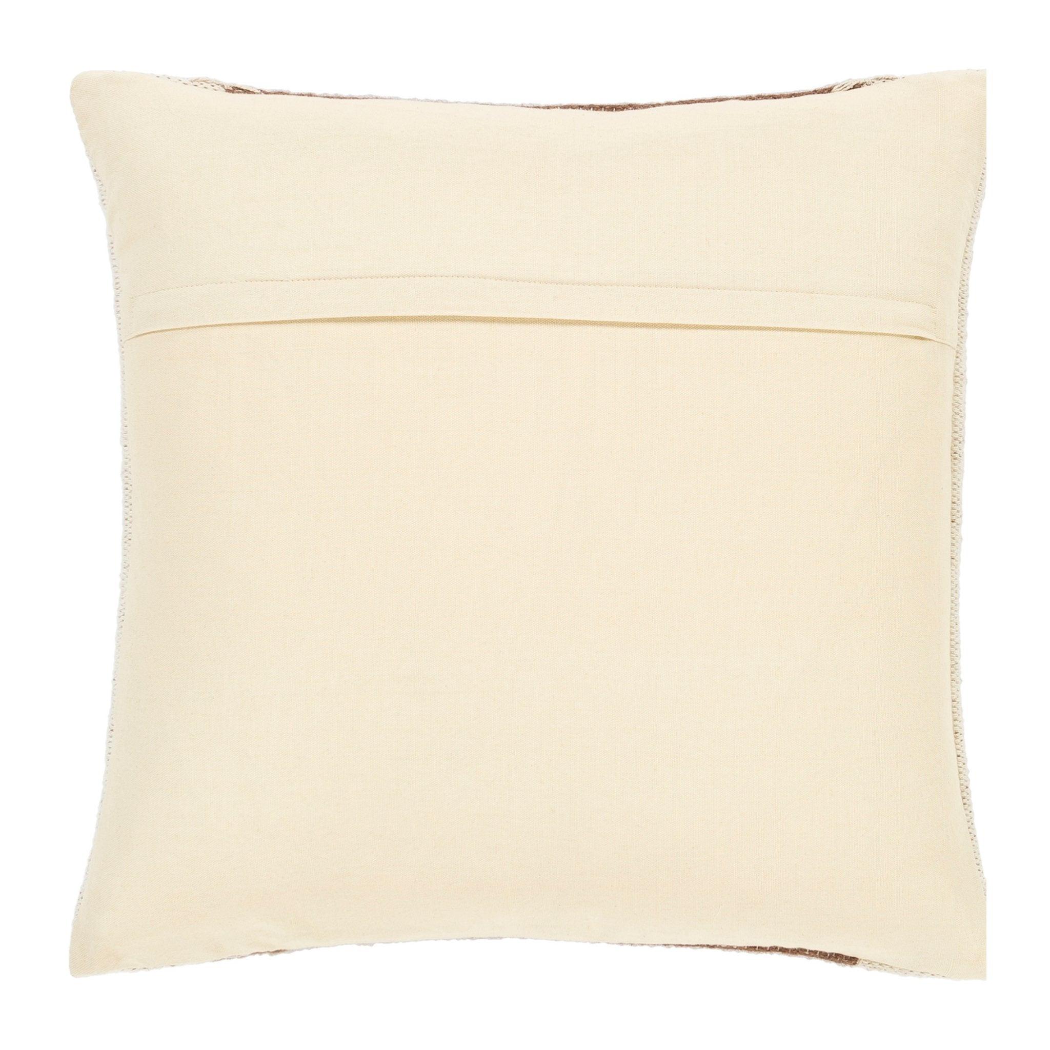 Niko Brown and Ivory Square Pillow - Thumbnail 3