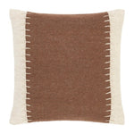 Niko Brown and Ivory Square Pillow - #shop_name Pillows