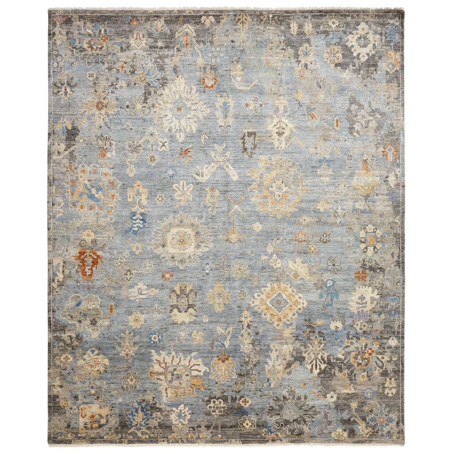 OID Blue Ice Hand Knotted Rug - #shop_name Rug