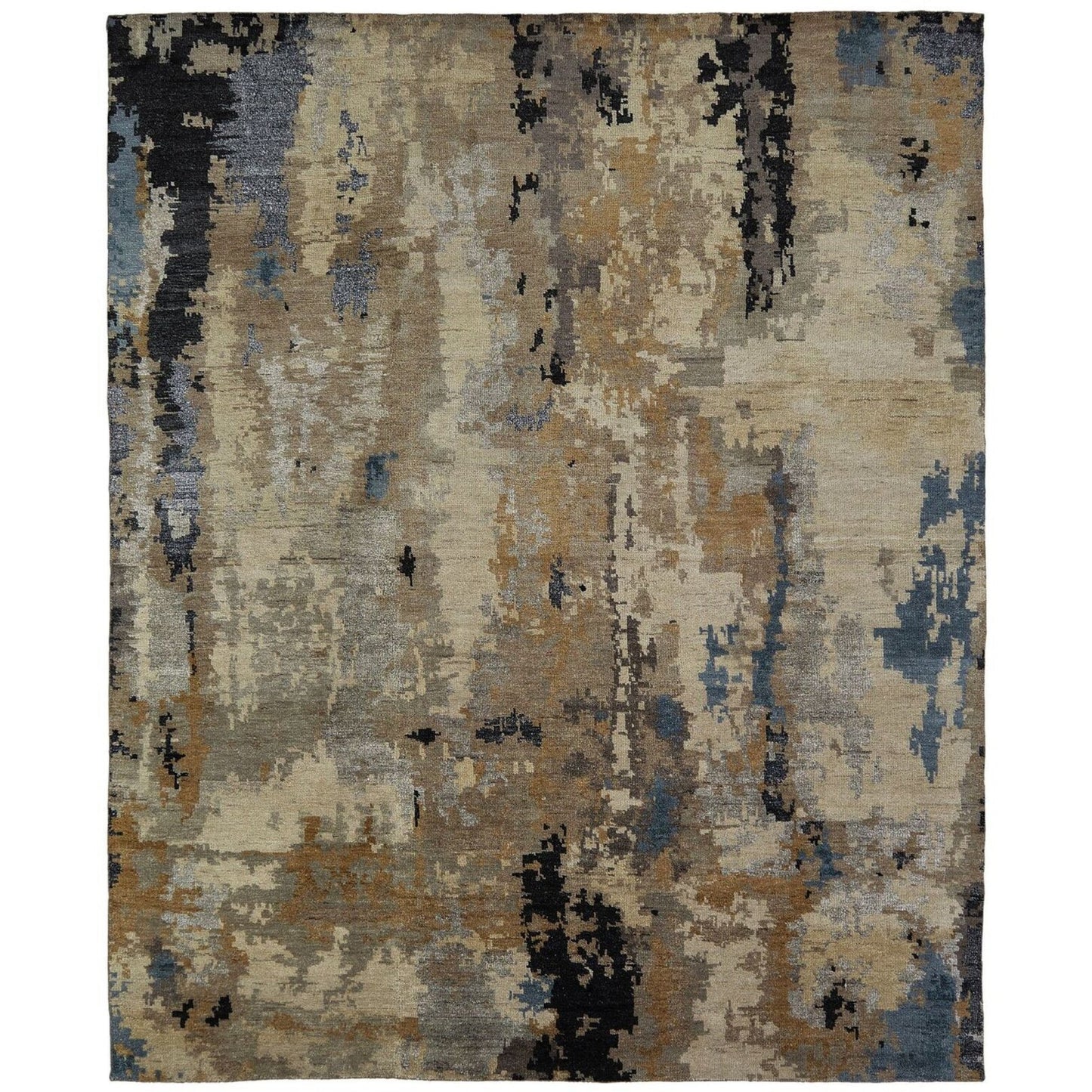 OID Tans & Blues - #shop_name Rug