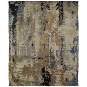 OID Tans & Blues - #shop_name Rug