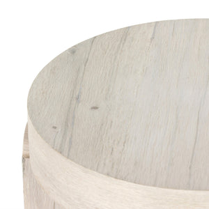Oscar End Table - Bleached Oak - #shop_name Side & End Tables