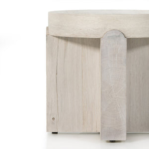 
                
                    Load image into Gallery viewer, Oscar End Table - Bleached Oak - #shop_name Side &amp;amp; End Tables
                
            