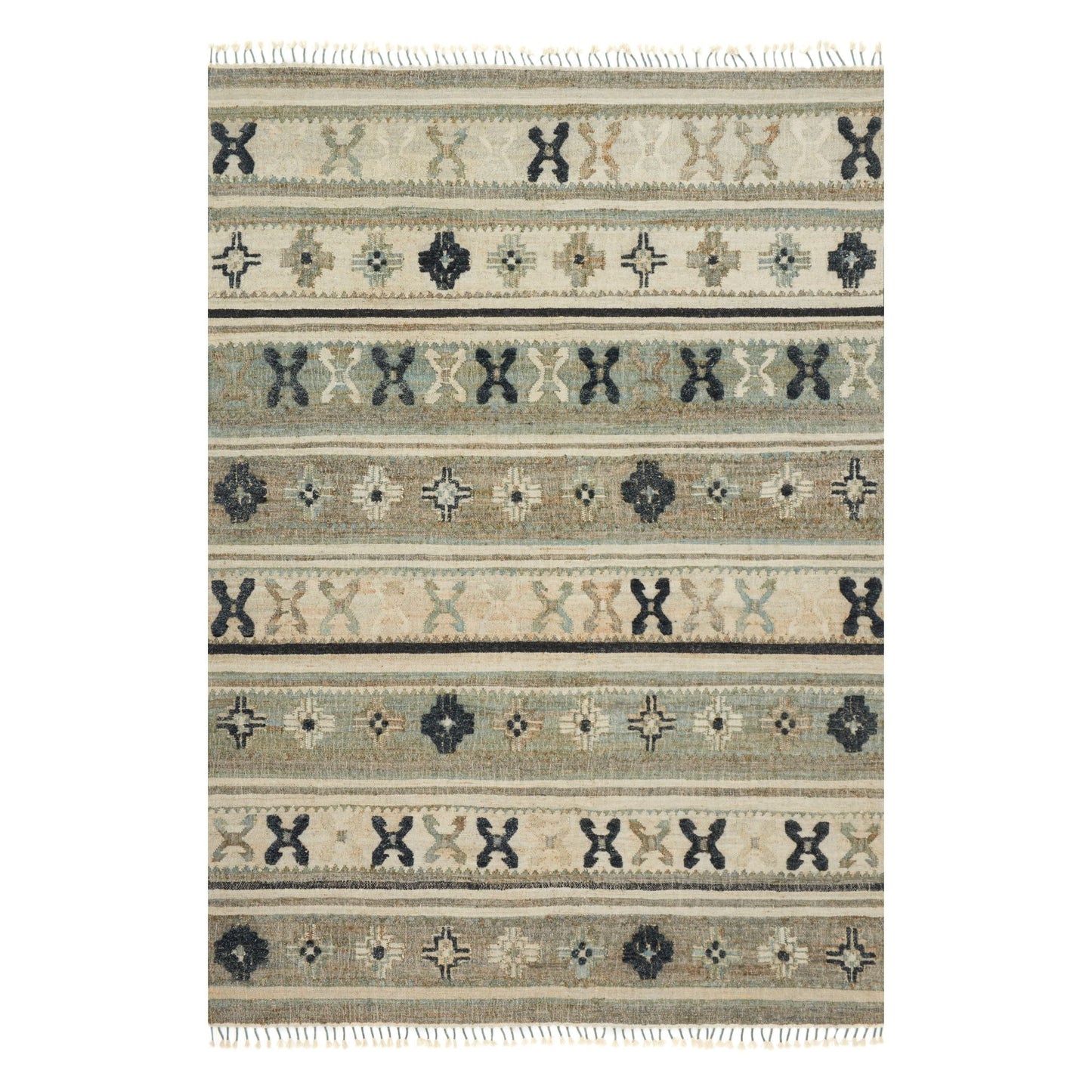 Owen Collection Rug OW-01 Aqua/Ink - #shop_name Rug