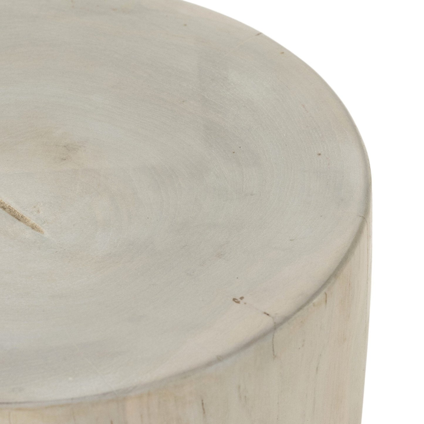 Petros Outdoor End Table - Ivory Teak - #shop_name Outdoor Tables & Storage