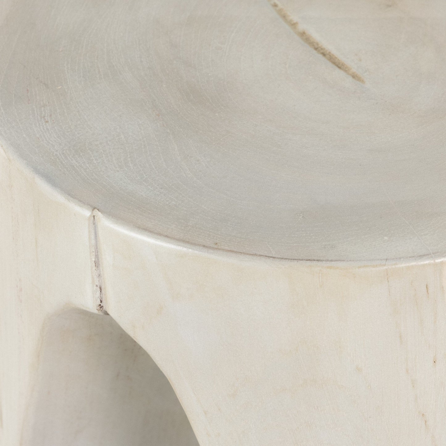 Petros Outdoor End Table - Ivory Teak - #shop_name Outdoor Tables & Storage