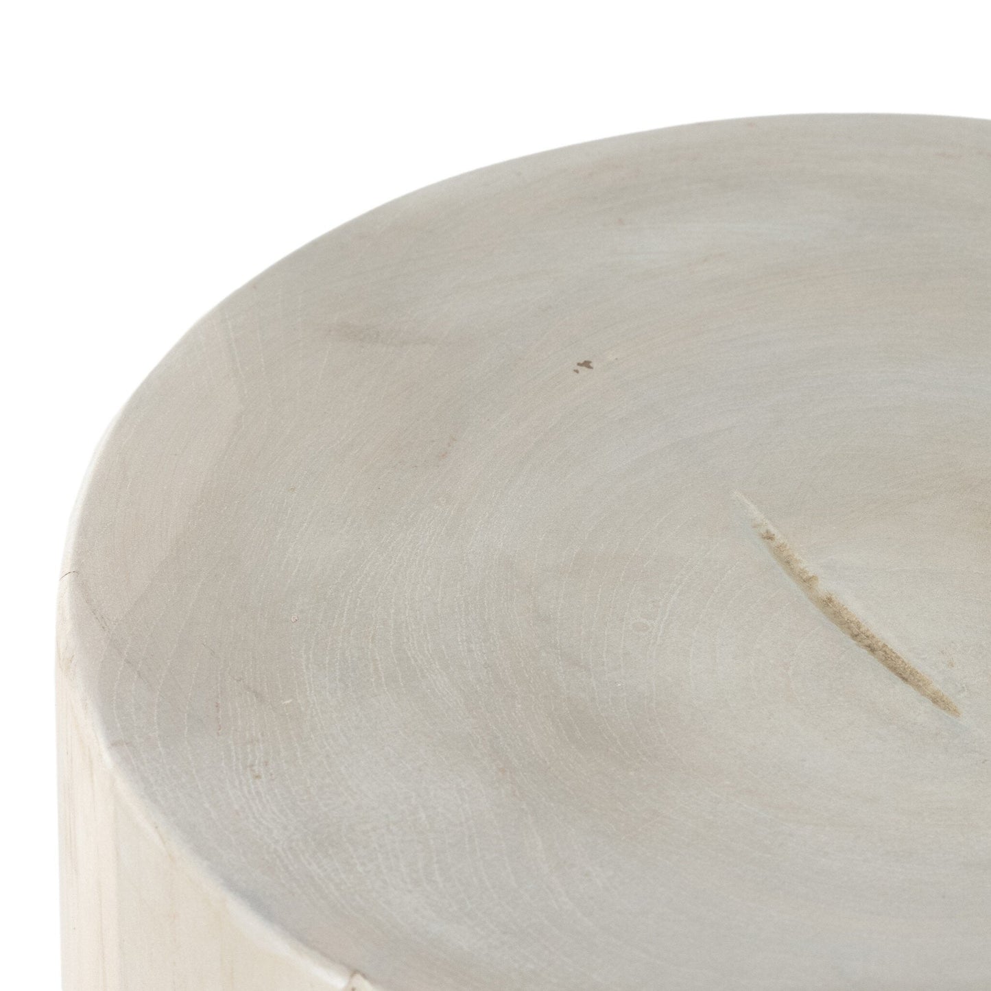 Petros Outdoor End Table - Ivory Teak - #shop_name Outdoor Tables & Storage
