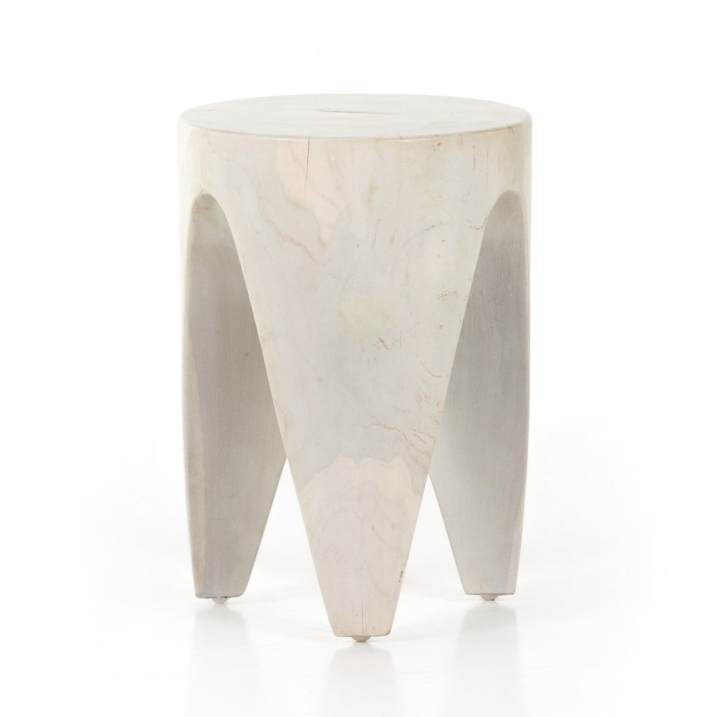 Petros Outdoor End Table - Ivory Teak - #shop_name Outdoor Tables & Storage
